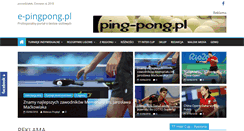 Desktop Screenshot of e-pingpong.pl